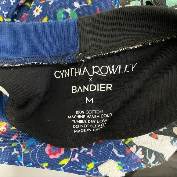 CYNTHIA ROWLEY X BANDIER Cali York Floral Cropped Sweatshirt - Picture 5 of 5